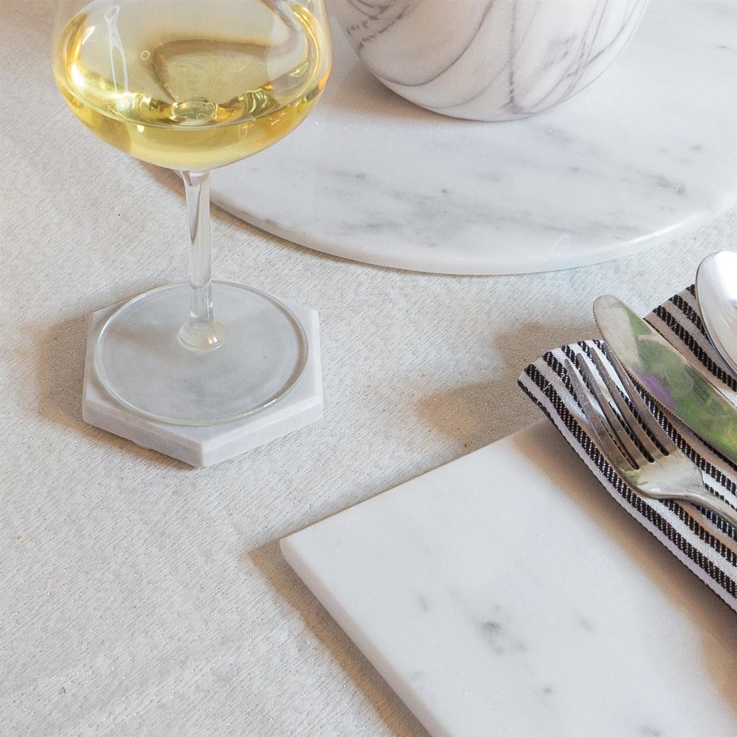 Rectangle Marble Placemats - 30cm x 20cm - Pack of Six