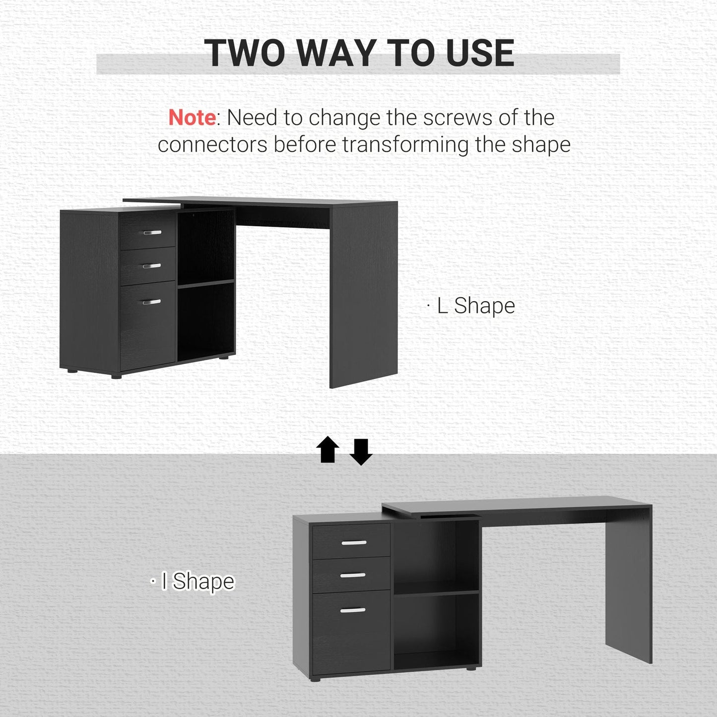 L-Shaped Computer Desk