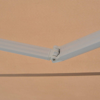3.5Lx2.5M Retractable Manual/Electric Awning-Cream White/White