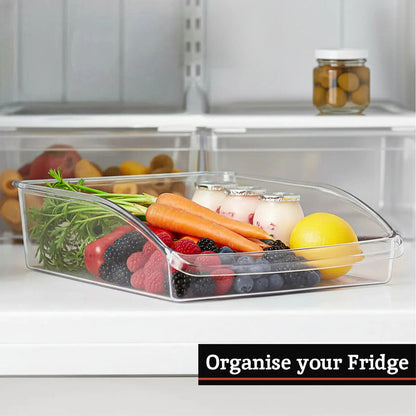 Azuma Clear PS Plastic Large Fridge Organiser