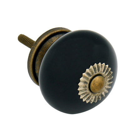 Round Ceramic Cabinet Knob