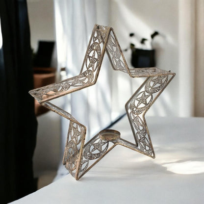 37CM METAL CANDLE HOLDER