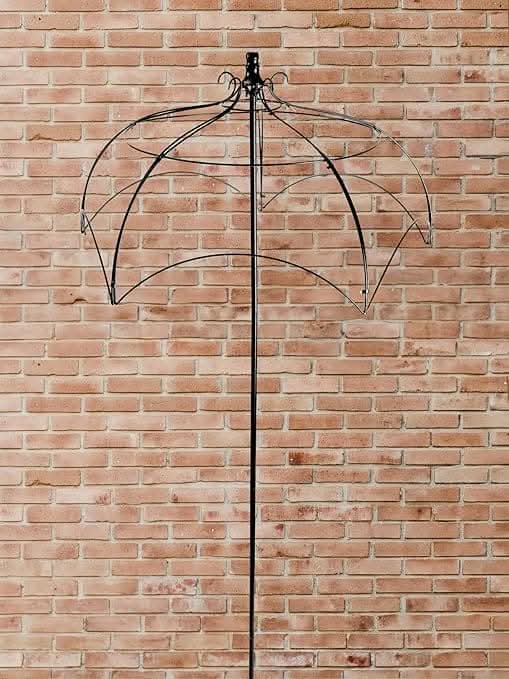 Umbrella Plant Support Trellis Garden Climbing Flowers Vine Metal Heavy Duty