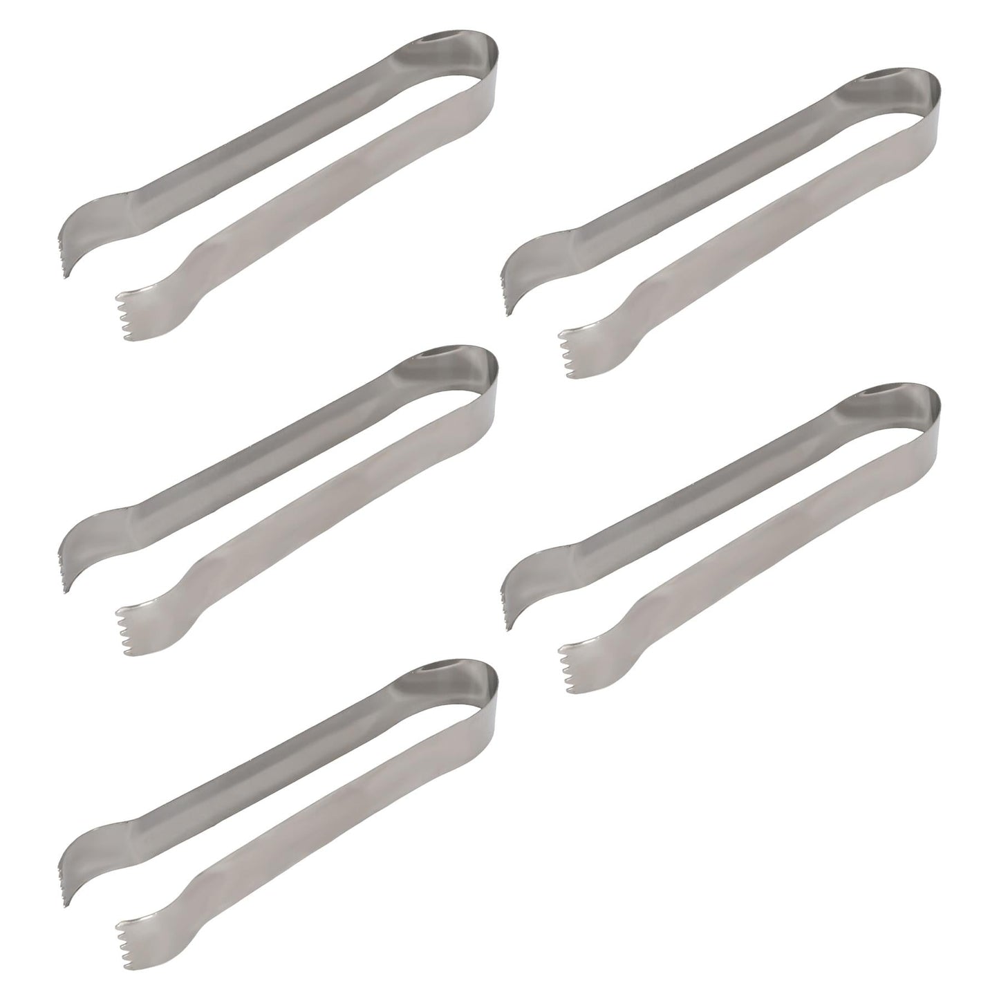 Stainless Steel Ice Tongs - 17cm - Pack of 5