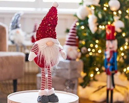 Christmas Glam Gonk Sparkle - Red Standing