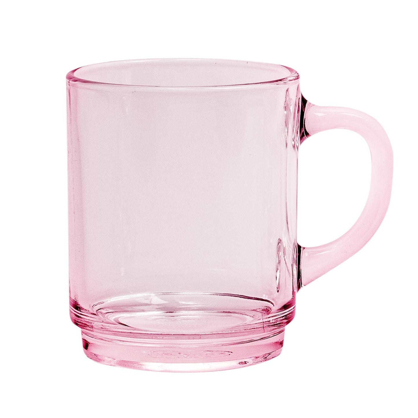 260ml Pink Versailles Coffee Glasses - Pack of Six