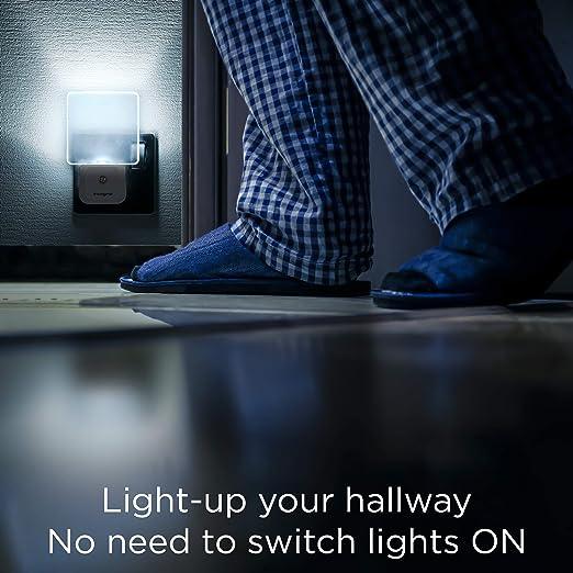 Twin Pack - Smart LED Indoor Night Light - Auto Dusk to Dawn Sensor - White