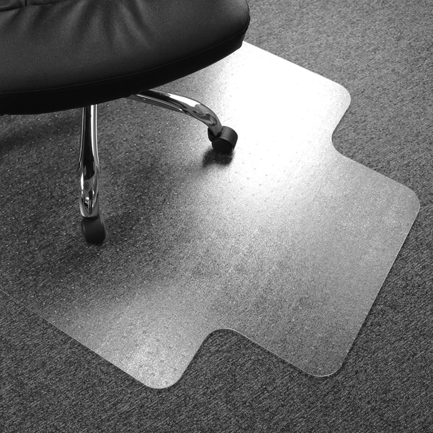 Advantagemat® Vinyl Lipped Chair Mat for Carpets up to 6mm - 90 x 120cm