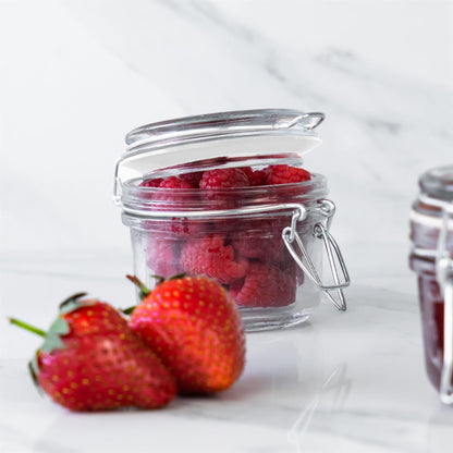 Small Glass Storage Jar Seals - Pack of Six