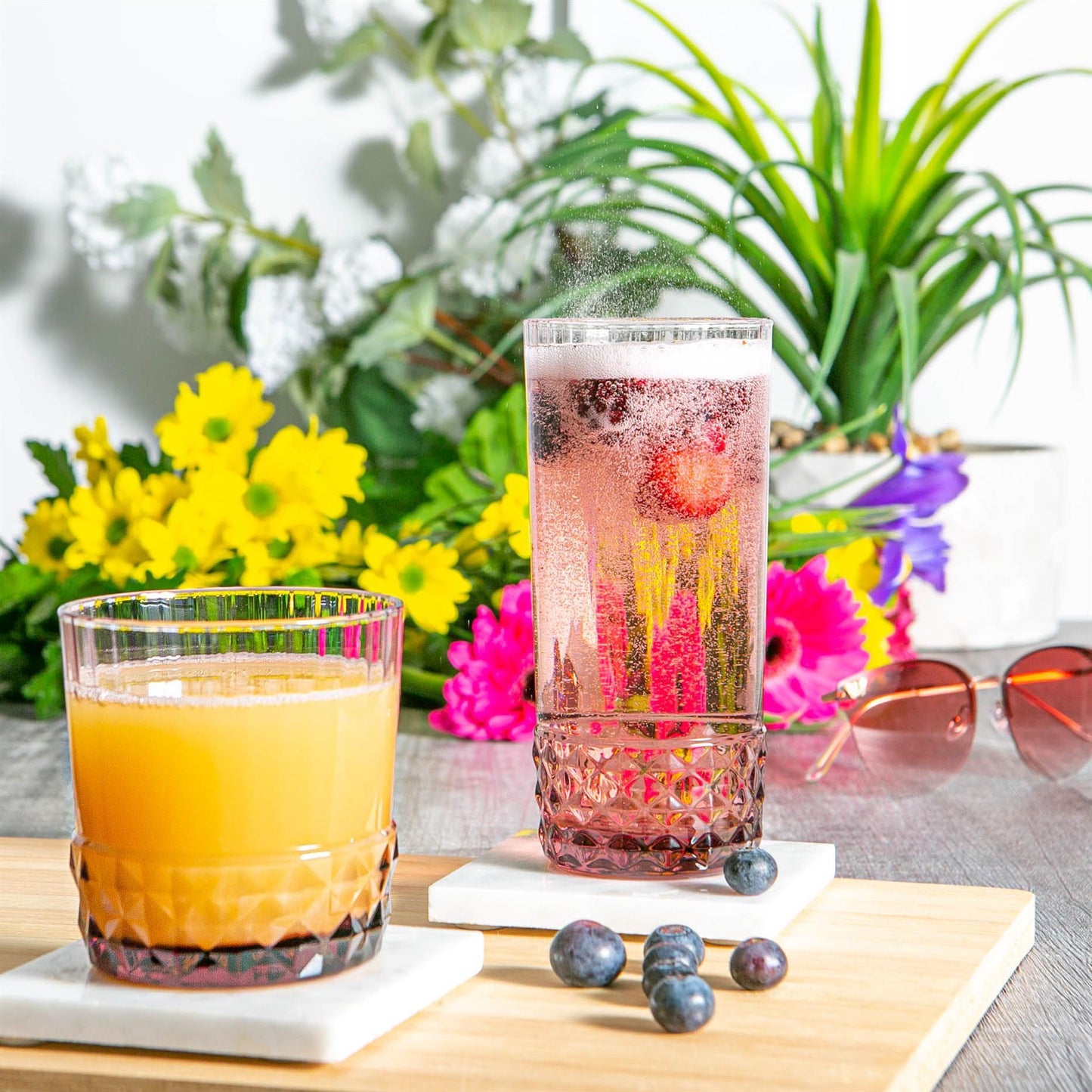 370ml America '20s Tumbler Glasses - Pack of Six