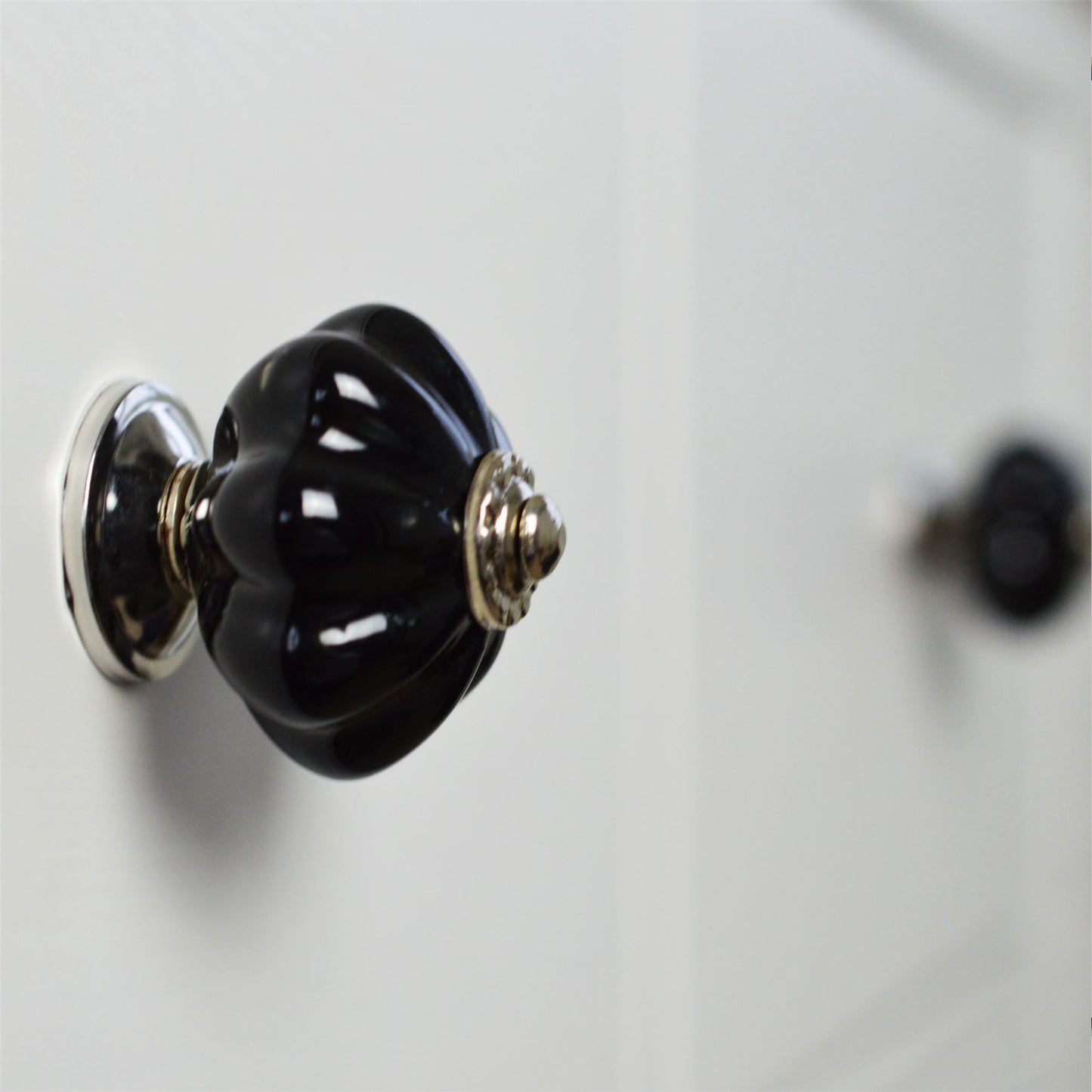 Floral Ceramic Cabinet Knob