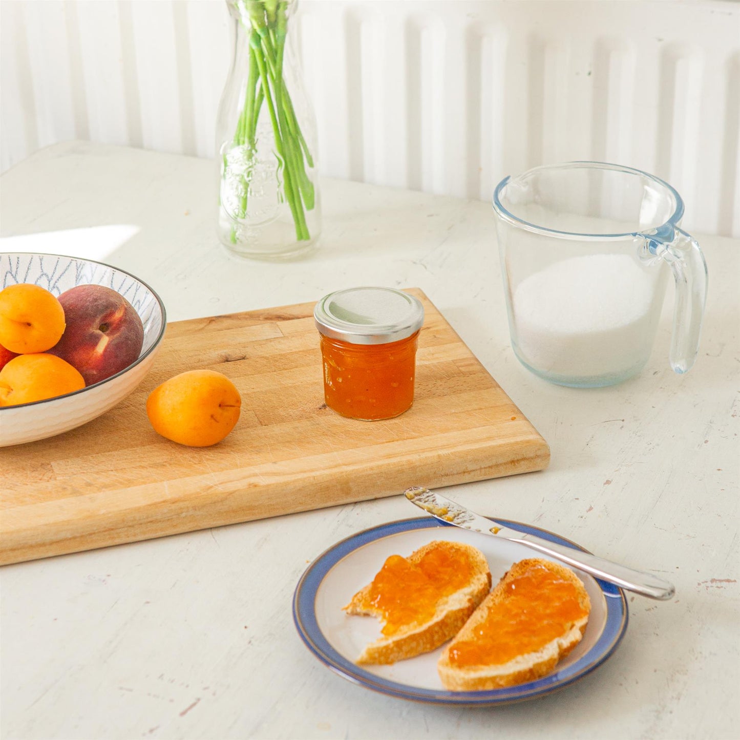 90ml Glass Jam Jars with Lids - Pack of 6