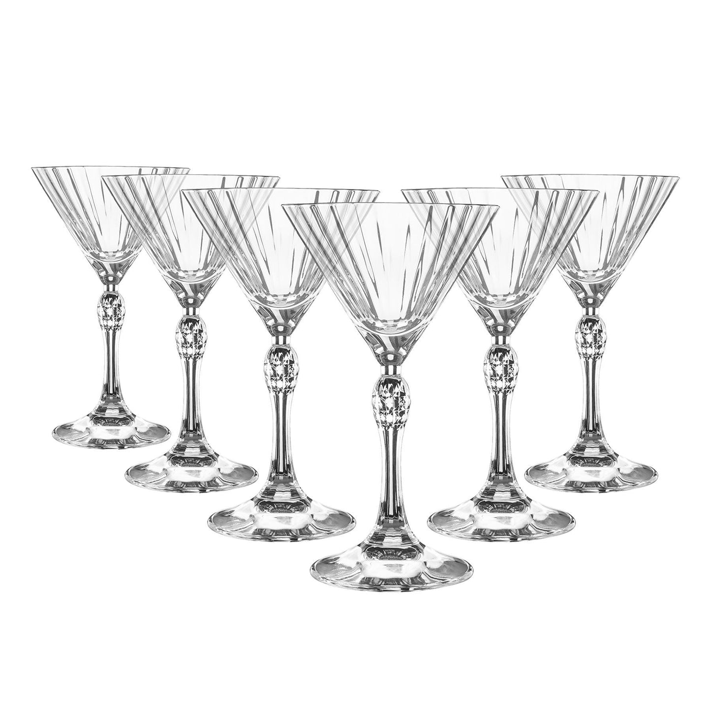 155ml America '20s Martini Glasses - Pack of Six