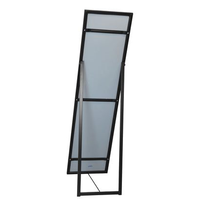 137cm x 35.5cm Black Square Full-Length Mirror