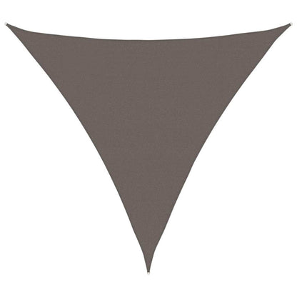 Sunshade Sail HDPE Triangular 5x5x5 m Anthracite