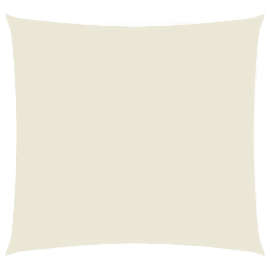 Sunshade Sail Oxford Fabric Square 3.6x3.6 m Cream