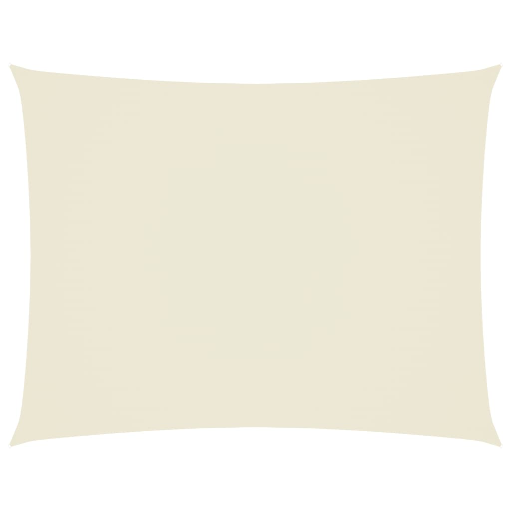 Sunshade Sail Oxford Fabric Rectangular 4x6 m Cream