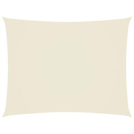 Sunshade Sail Oxford Fabric Rectangular 4x6 m Cream