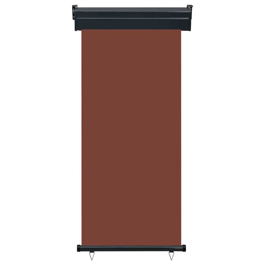 Balcony Side Awning 85x250 cm Brown
