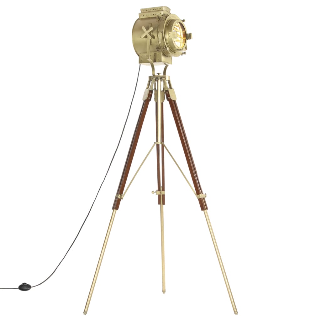 Tripod Floor Lamp Solid Mango Wood 193 cm