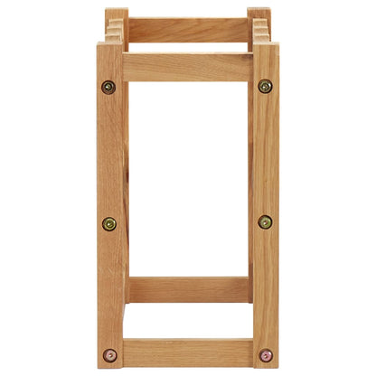 Wine Rack for 12 Bottles 47x21x36 cm Solid Oak Wood
