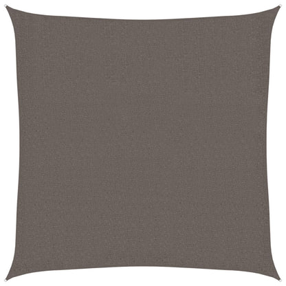 Sunshade Sail 160 g/m² Anthracite 2.5x2.5 m HDPE