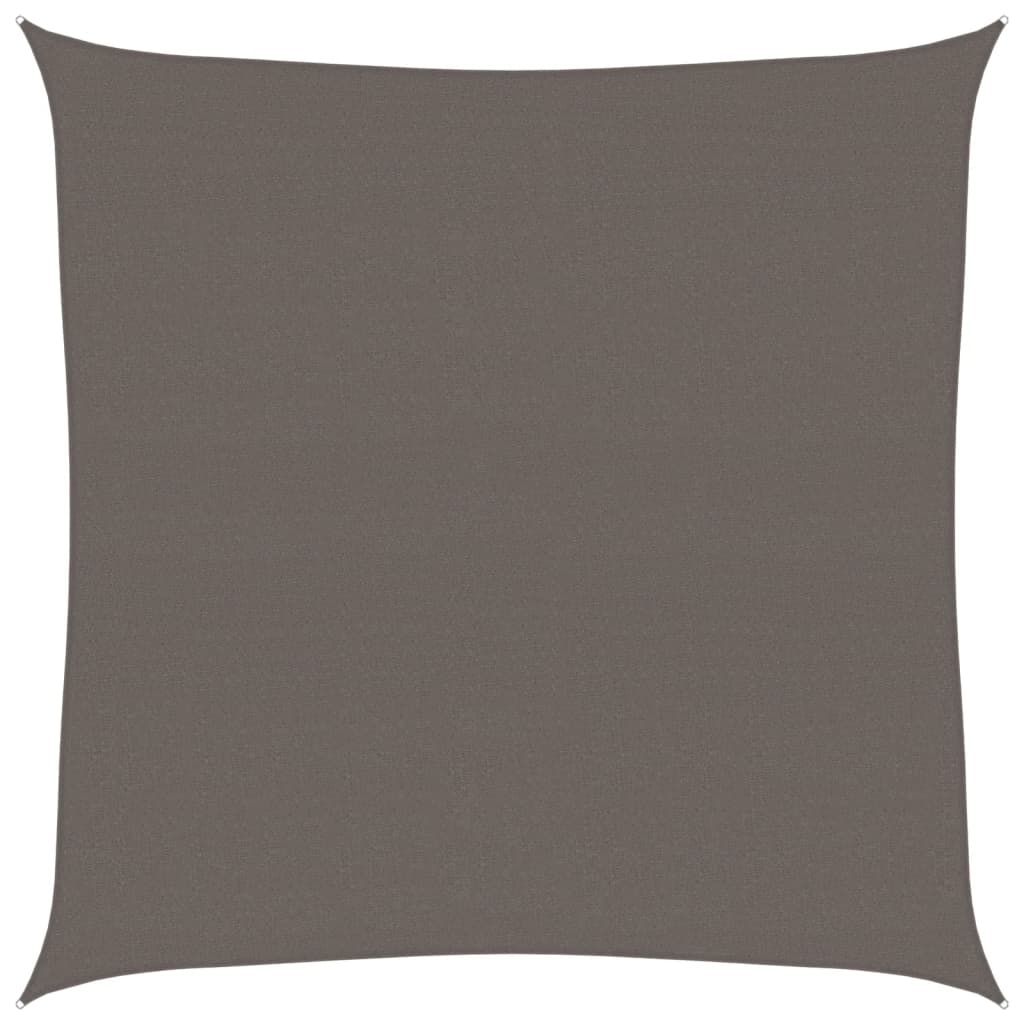 Sunshade Sail 160 g/m² Anthracite 6x6 m HDPE