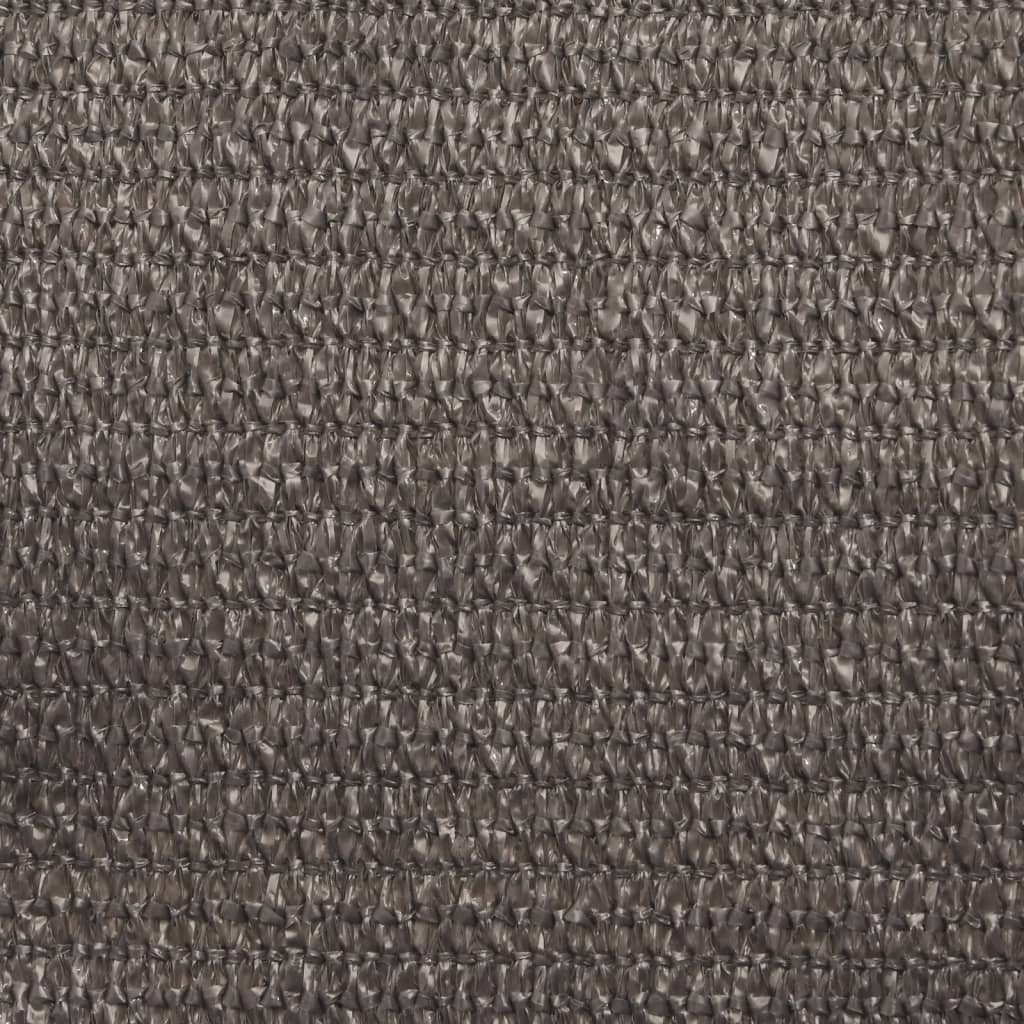 Sunshade Sail 160 g/m² Anthracite 6x6 m HDPE
