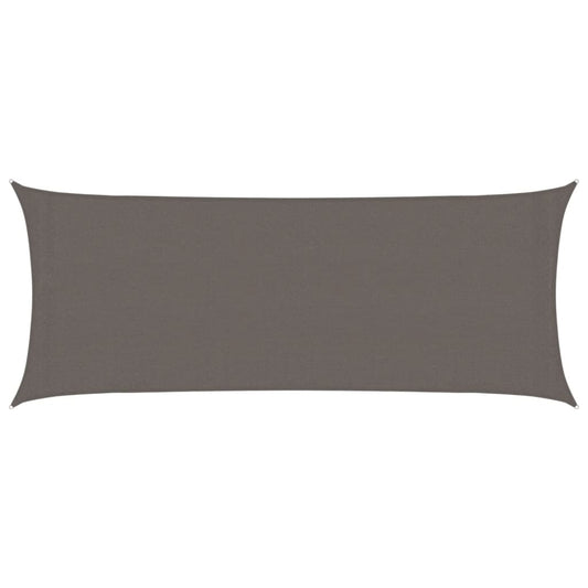 Sunshade Sail 160 g/m² Anthracite 2x4.5 m HDPE