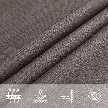 Sunshade Sail 160 g/m² Anthracite 2.5x5 m HDPE
