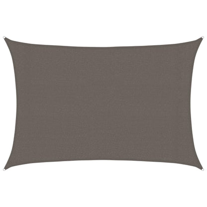 Sunshade Sail 160 g/m² Anthracite 3x4.5 m HDPE