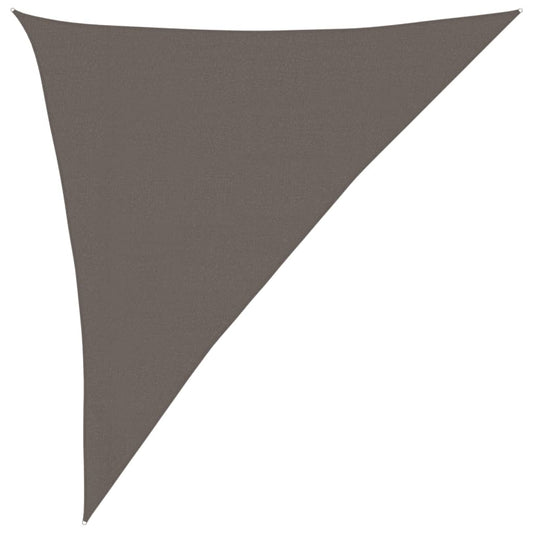Sunshade Sail 160 g/m² Anthracite 3x4x5 m HDPE