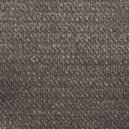 Sunshade Sail 160 g/m² Anthracite 3.5x3.5x4.9 m HDPE