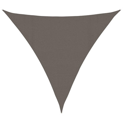 Sunshade Sail 160 g/m² Anthracite 4x4x4 m HDPE