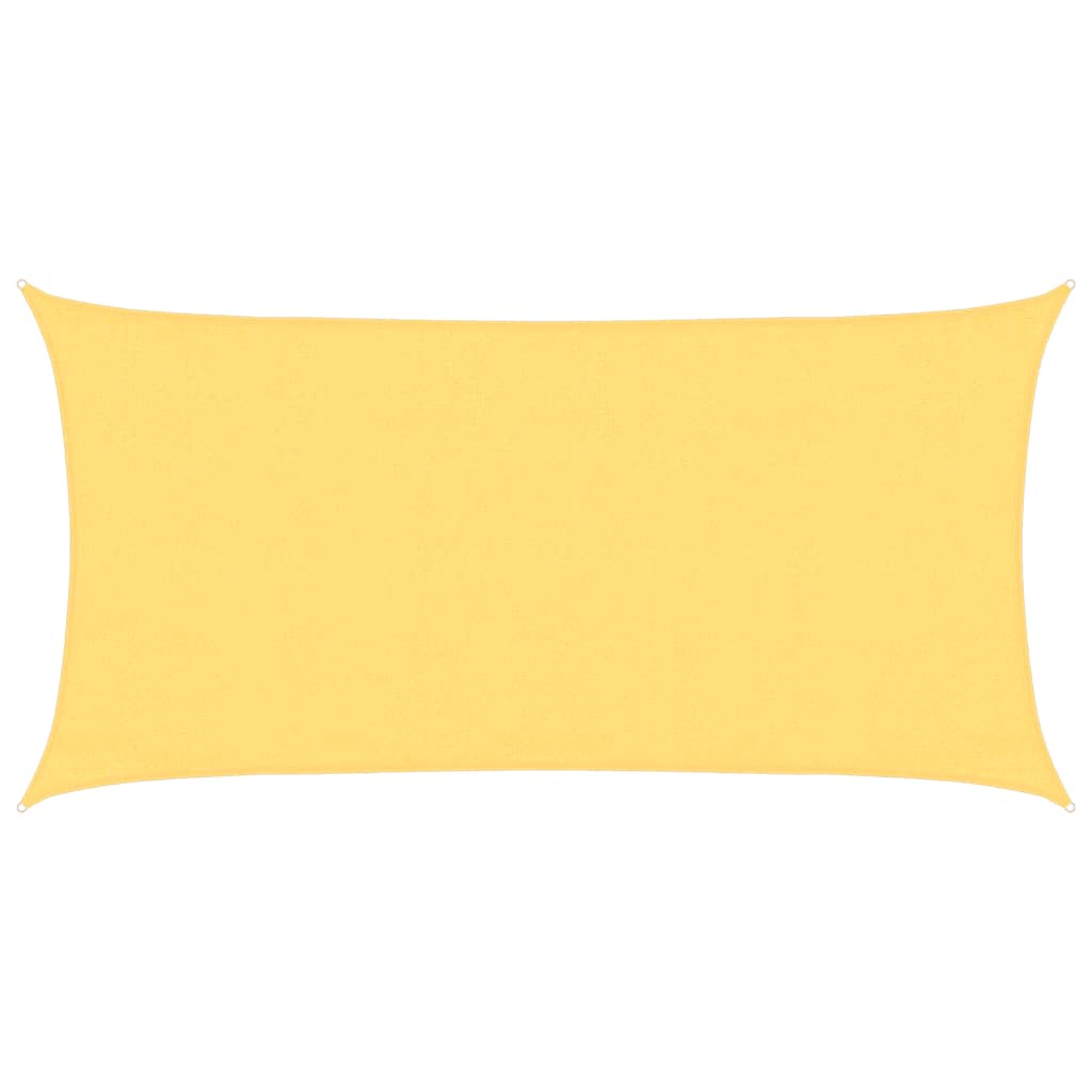 Sunshade Sail 160 g/m² Beige 3x6 m HDPE