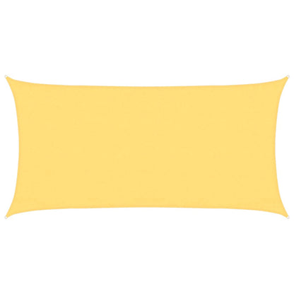 Sunshade Sail 160 g/m² Beige 3x6 m HDPE