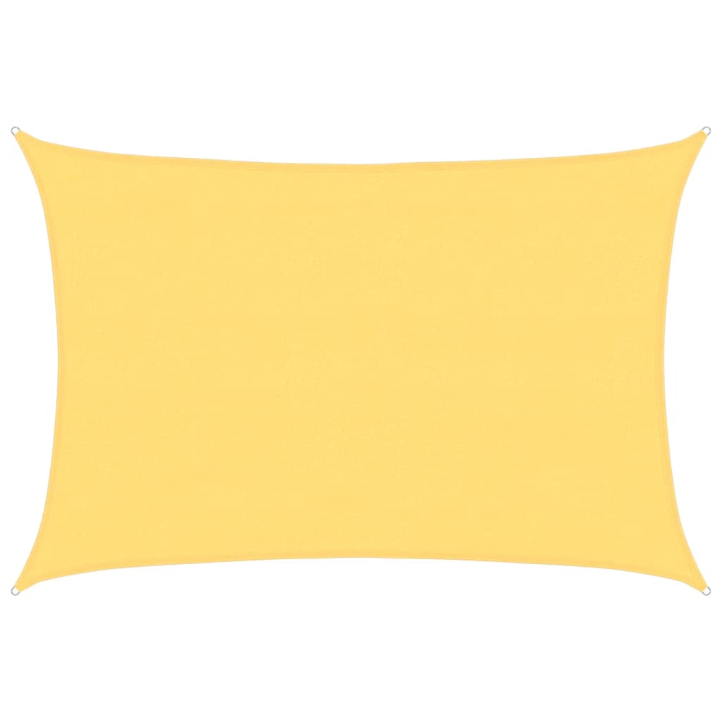 Sunshade Sail 160 g/m² Beige 4x5 m HDPE