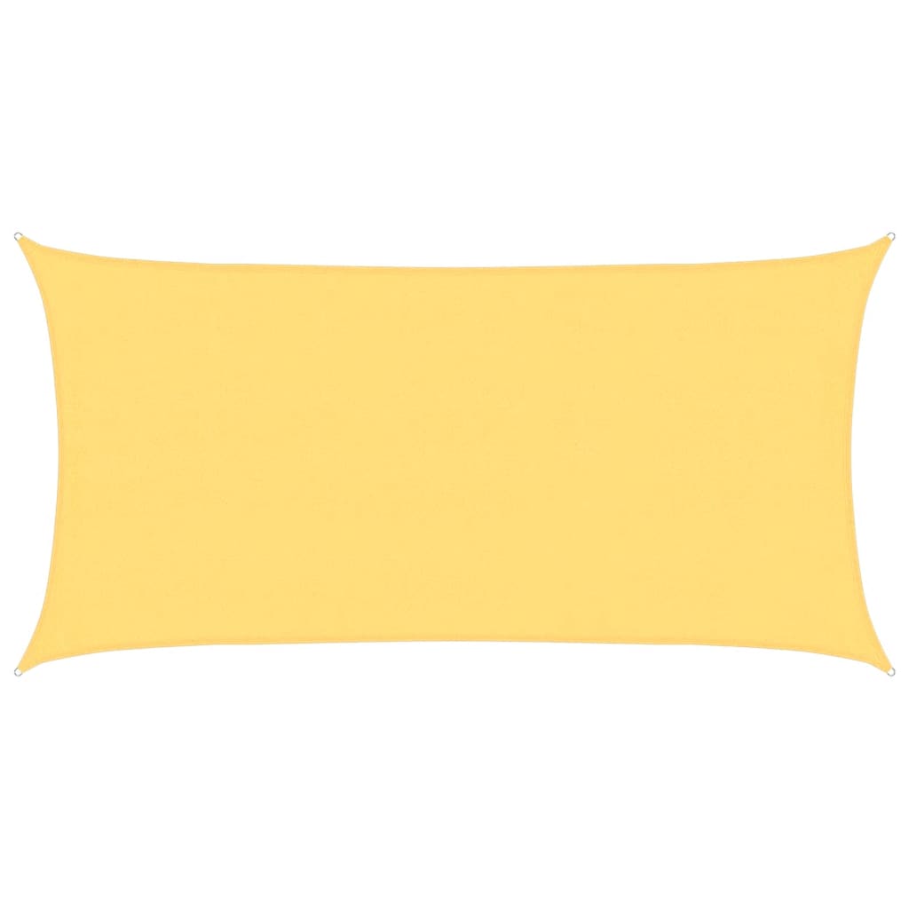 Sunshade Sail 160 g/m² Beige 4x7 m HDPE