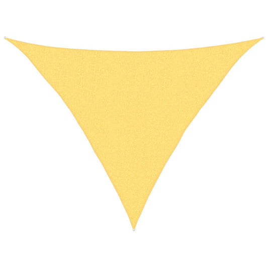 Sunshade Sail 160 g/m² Beige 2.5x2.5x3.5 m HDPE