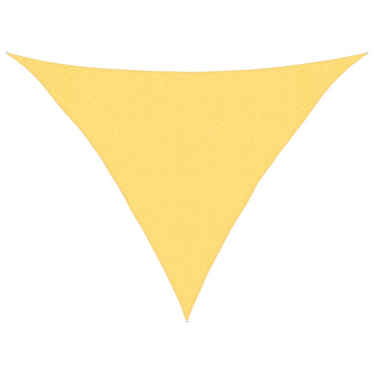 Sunshade Sail 160 g/m² Beige 3x3x4.2 m HDPE