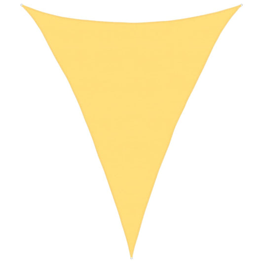 Sunshade Sail 160 g/m² Beige 5x6x6 m HDPE