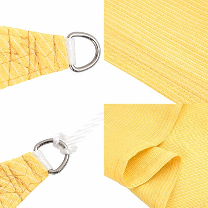 Sunshade Sail 160 g/m² Beige 4/5x3 m HDPE