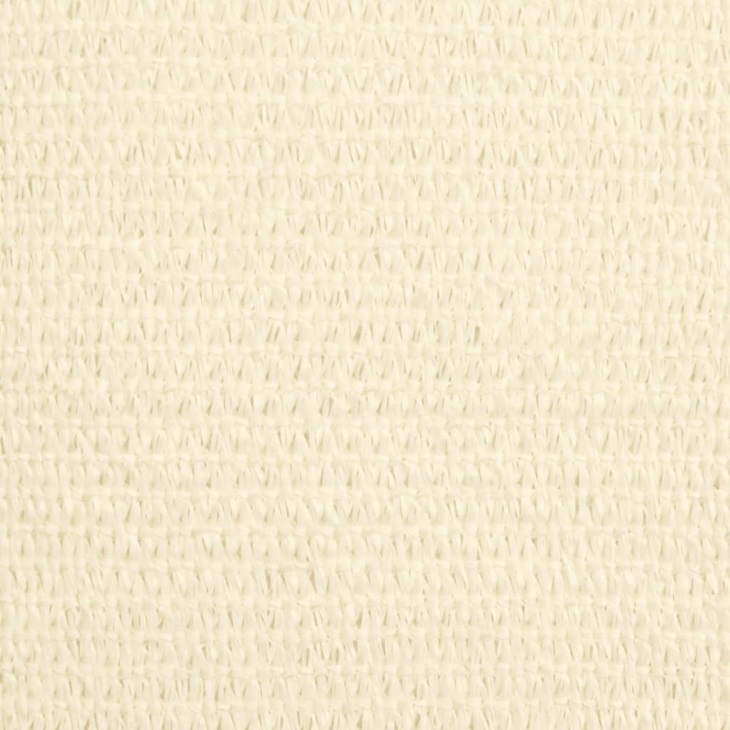 Sunshade Sail 160 g/m² Cream 2.5x3 m HDPE