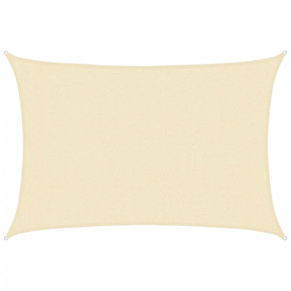 Sunshade Sail 160 g/m² Cream 3x4 m HDPE