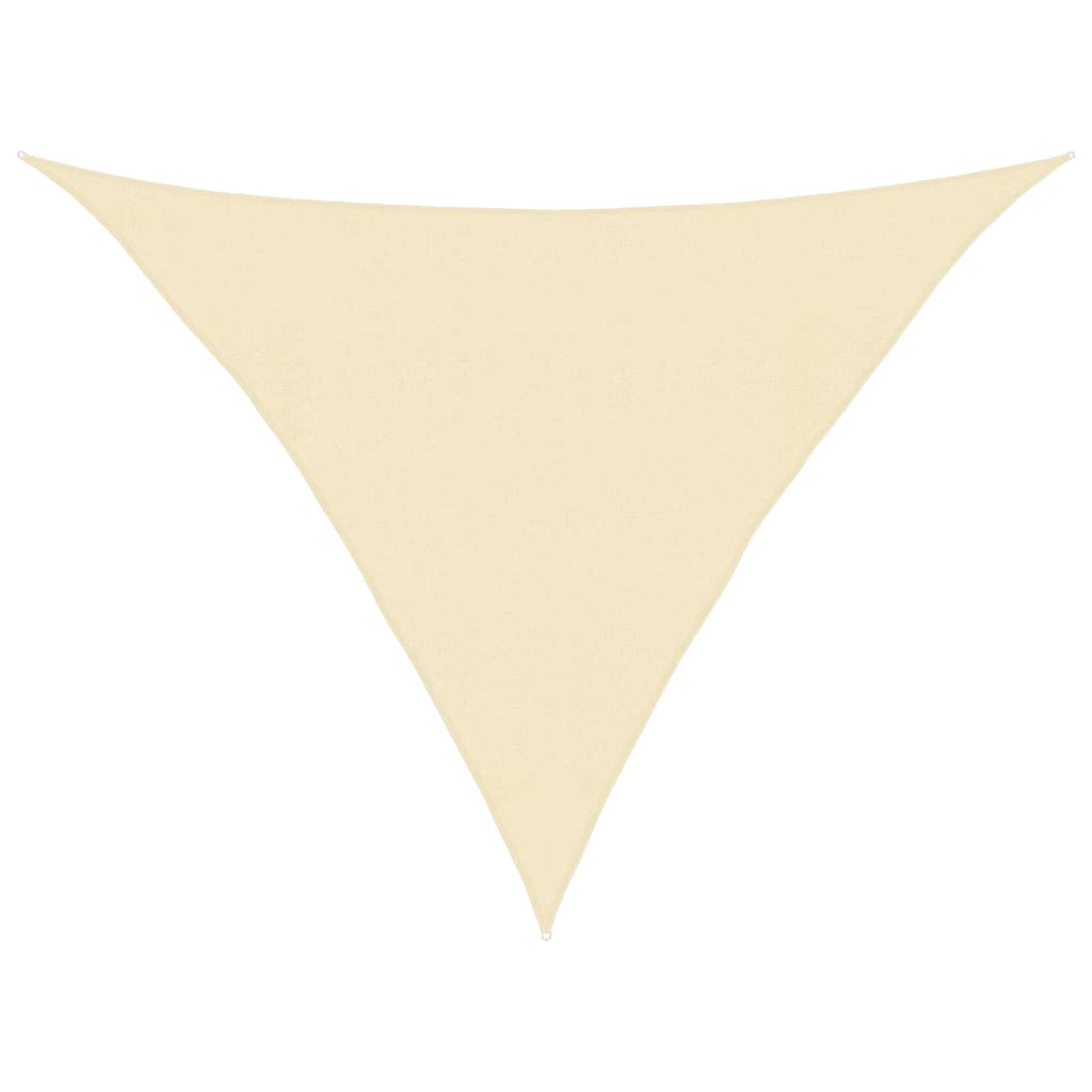 Sunshade Sail 160 g/m² Cream 4x4x5.8 m HDPE