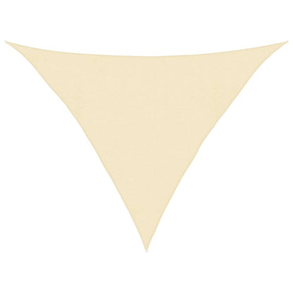 Sunshade Sail 160 g/m² Cream 4x4x5.8 m HDPE