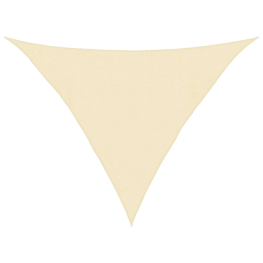 Sunshade Sail 160 g/m² Cream 4x4x5.8 m HDPE