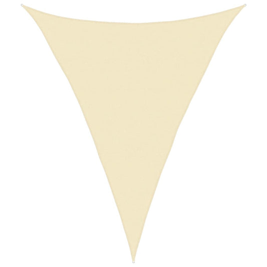 Sunshade Sail 160 g/m² Cream 5x6x6 m HDPE