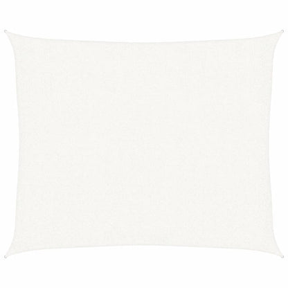 Sunshade Sail 160 g/m² White 2.5x3 m HDPE