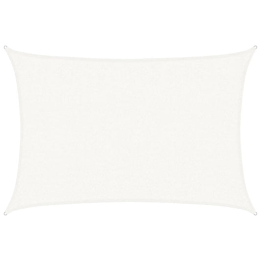 Sunshade Sail 160 g/m² White 2.5x4 m HDPE